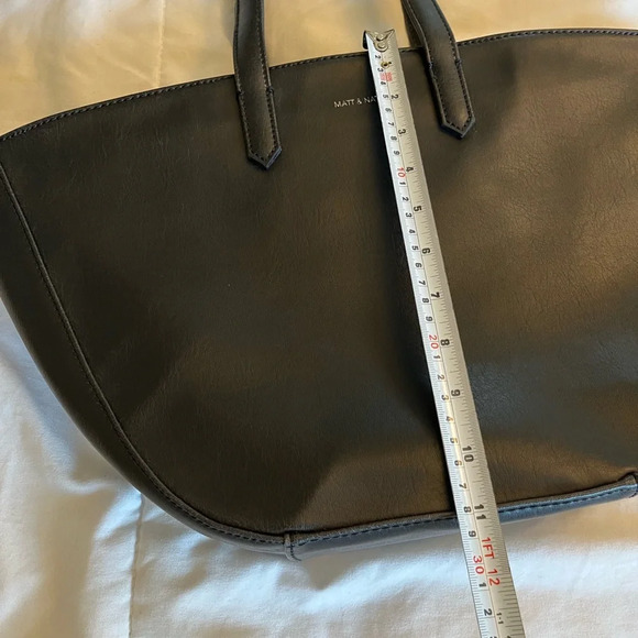 MATT & NAT Black  Leef Purse/Crossbody 
vegan. cruelty free. recycled. - Picture 15 of 16